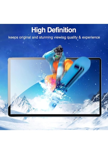 Samsung Galaxy Uyumlu Tab S9 Plus/s8 Plus/s7 Plus/s7 Fe Temperli Cam