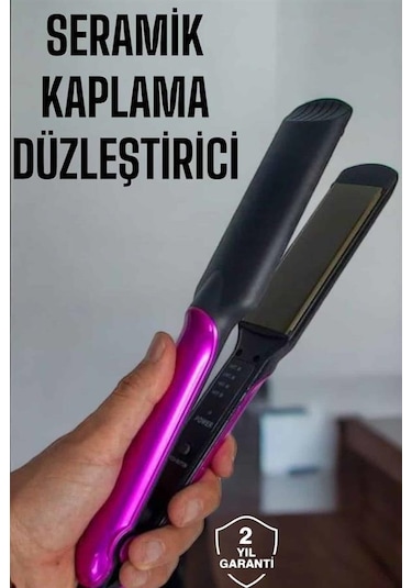 Seramik Kaplama Isı Ayarlı Yıpranma Karşıtı Saç Düzleştirici - Lisinya