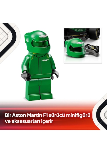 LEGO® Speed Champions Aston Martin Aramco F1® AMR24 Yarış Arabası 77245 - 10 Yaş ve Üzeri Çocuklar için Yaratıcı Oyuncak Yapım Seti (269P)
