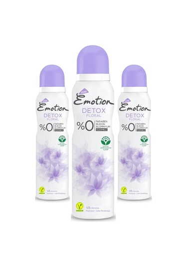 Emotion Floral Kadın Deo 150ml X3