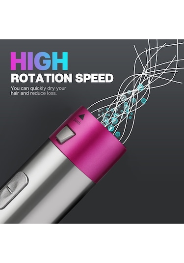 Sones 5'i 1 Arada Sıcak Hava Tarak Otomatik Bukle Makinesi Kare Model Saç Şekillendirme Tarağı Bukle Ve Düzleştirme, Fiş: Ab Fişi