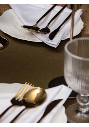 Leohome Masa İçin Kumaş Örtü Yolu 435036251 Khaki