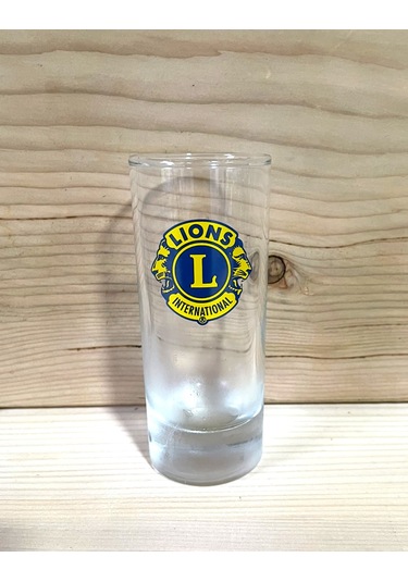 1 Adet Lions İnternational Yazılı Bardak Rakı Bardağı