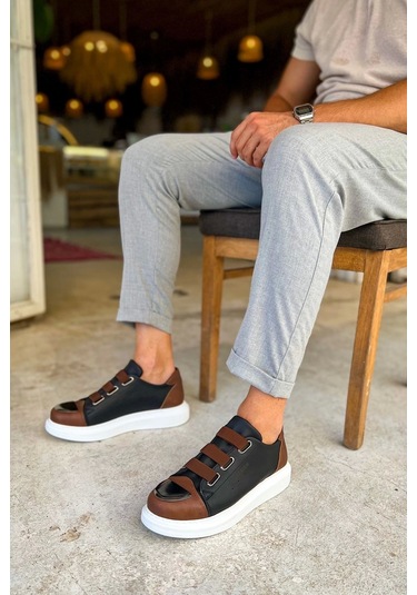 Ch251 Gbt Mirror Furry Erkek Ayakkabı Sıyah/taba Çok Renkli