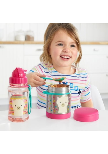 Skip Hop Zoo Paslanmaz Çelik Termos Lama Çok Renkli