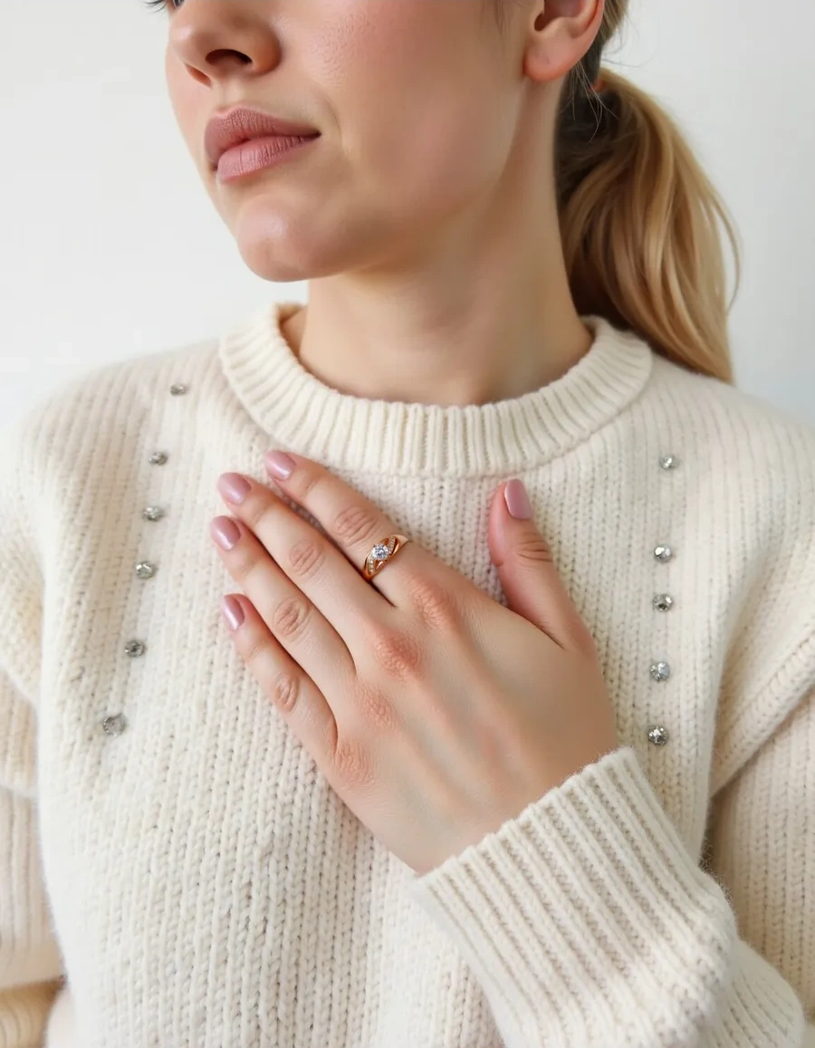 Xuping Kadın Yüzük Altın Renkli Taşlı Tıbbi Alaşım 209254051 Diğer