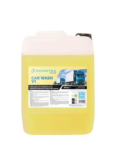 Divortex V1 Ağır Vasıta.Dorse.Branda Fırçasız Yıkama Köpüğü 25 Kg