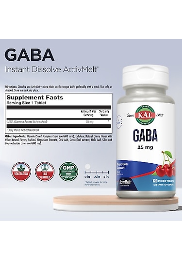 Kal Gaba 25 Mg Activmelt Instant Dissolve Tablets