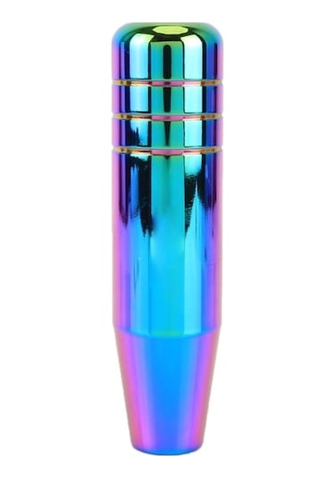 Wondernest Evrensel Renkli Uzun Şerit Araba Vites Topuzu, 13cm Modifiye Vites Kolu Std