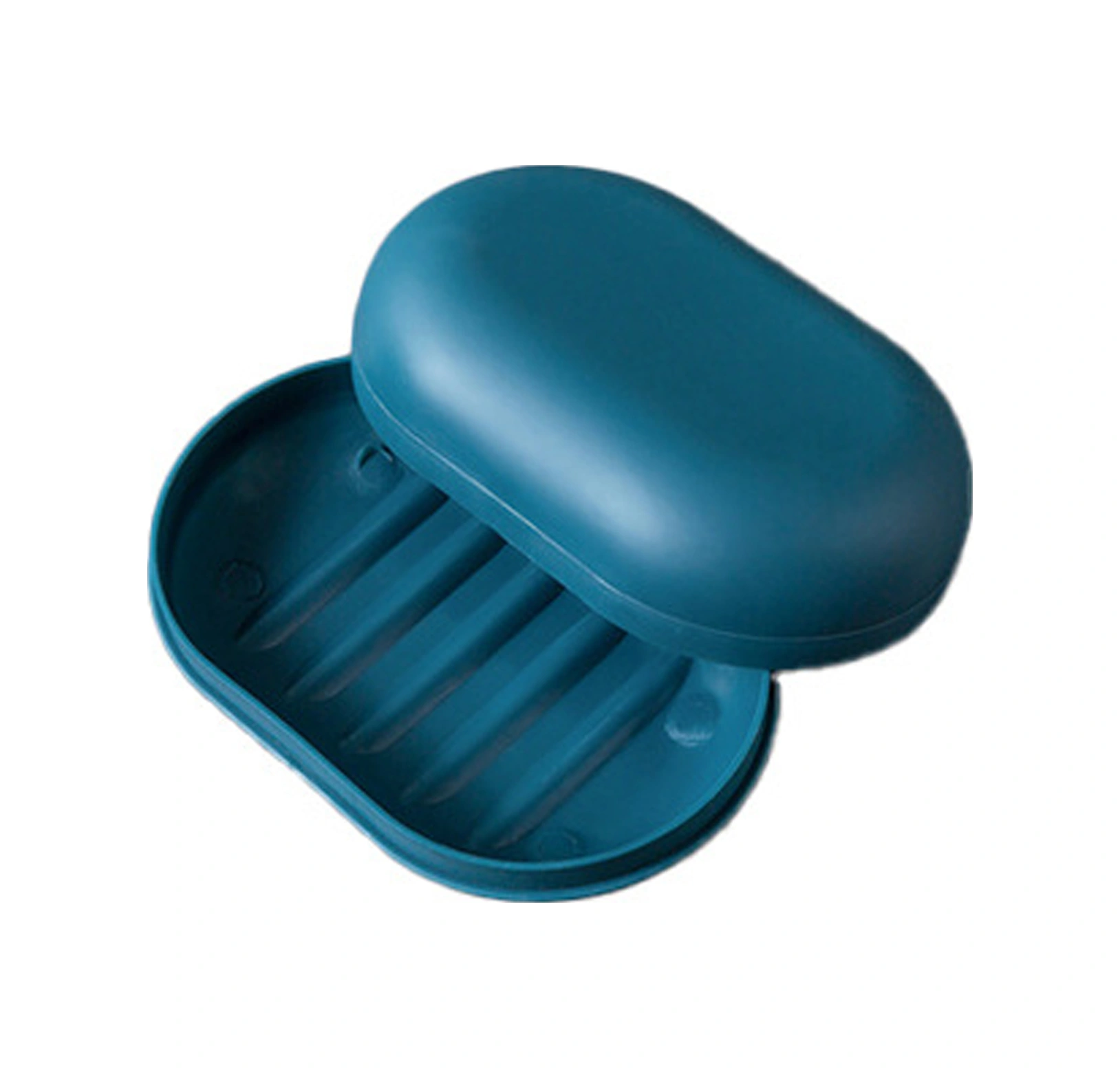 Youmex Taşınabilir Pp Sabun Kutusu, Kapaklı Ev/banyo/seyahat Sabun Tutucu, Dayanıklı Plastik Saklama Kapsülü Mavi