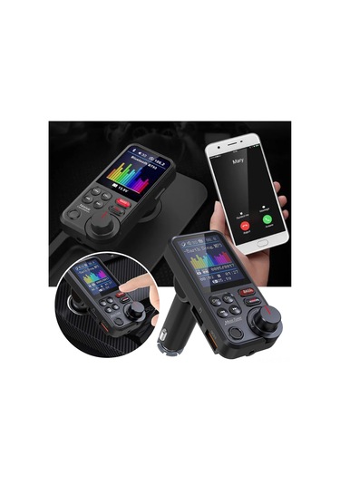 Symbee Bt93 Araç Bluetooth Fm Vericisi Mp3 Çalar Usb Disk Kayıpsız Hıfı Yüksek Bas Ekolayzır Müzik Çalar