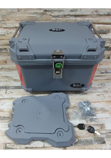 Motosiklet Çantası 45 Lt Sert Plastik Nardo Gri V1