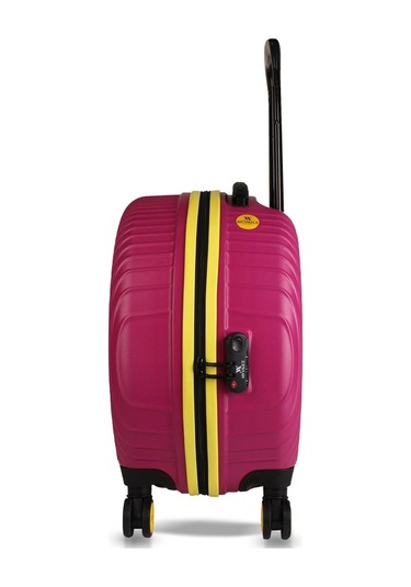 My Valice Bubble Abs Yuvarlak Valiz Fuşya