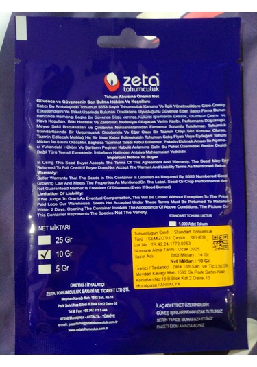 Semizotu Tohumu 10gr