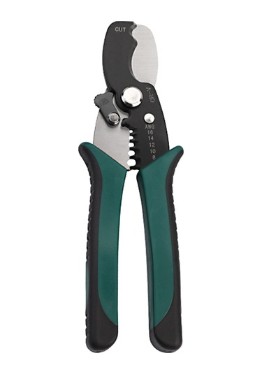 Skycity Elektrikçi İçin Çok Fonksiyonlu Telsizleyici Ve Kablosunucusu - Yeşil-siyah, 1.29-3.26mm Aralığı, 65 Çelik Malzeme