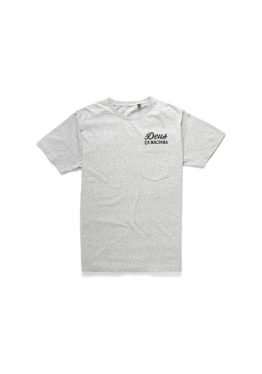 T-shirt - Milan Address Pocket Gri / Deus