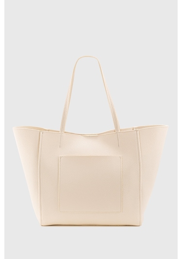 Housebags Kadın Krem Shopper Çanta 227 Krem