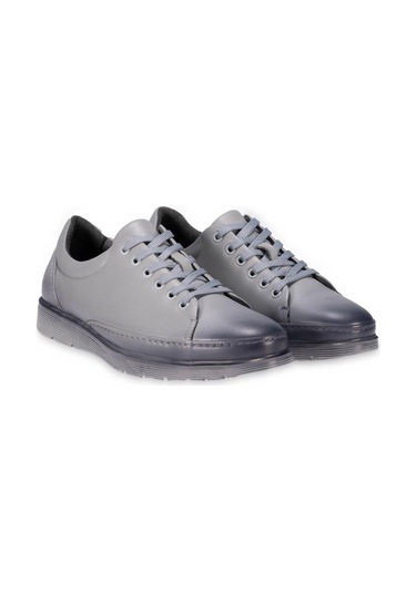 Olıver-g Erkek Deri Ayakkabı Gri Gri