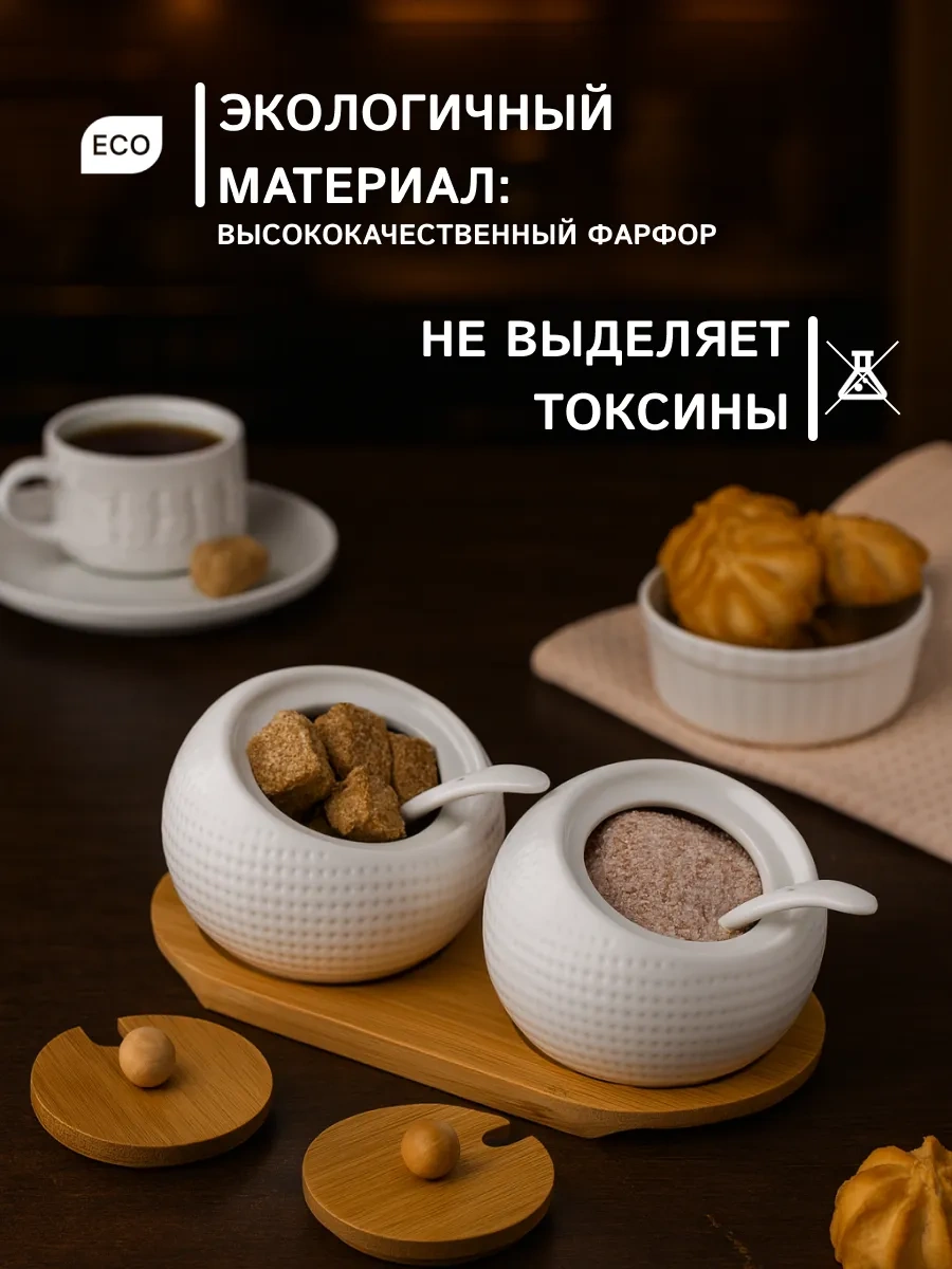 Home Rabbit Şekerlik Ve Tuzluk Kapaklı Ve Kaşıklı 83245239 Beyaz