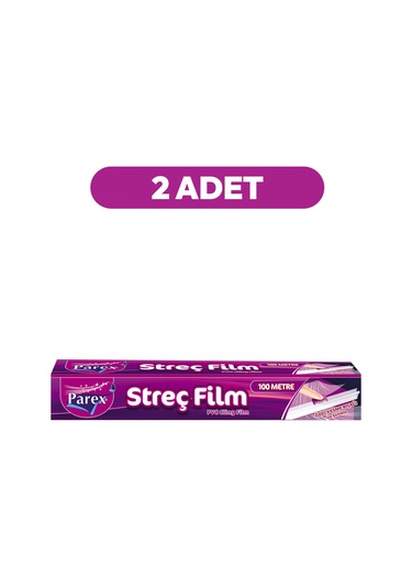 Kesme Bıçaklı 100m Streç Film İkili Paket