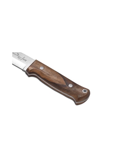 Bora 511 Cb 4mm Survivor Ceviz Saplı Bıçak Kahverengi - Gümüş