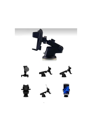 Carub Araç Aksesuar Seti Akrobat Vantuslu Telefon Tutucu Ve Aç Kapa Park Tel Numaratör