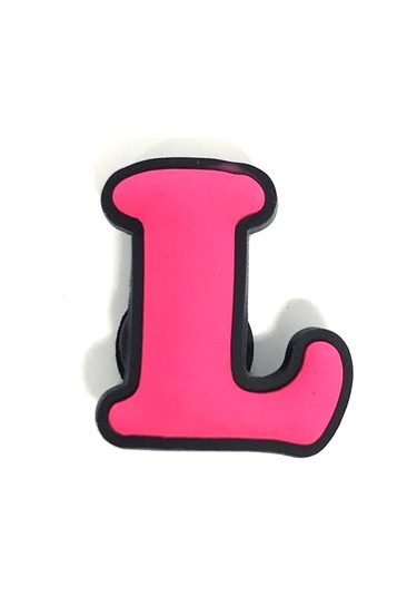 Crocs Terlik Süsü & Renkli Aksesuar Harf Jibbitz Pembe