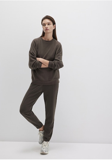 Mavi - Lux Touch Tencel Tm Modal Kahverengi Eşofman Altı 1600453-90707 Kahverengi