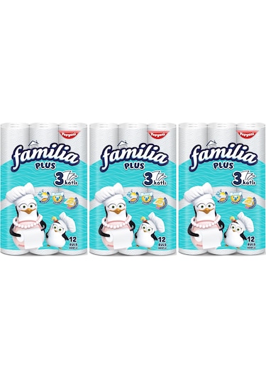 Familia Kağıt Havlu Plus 36 Lı Pk (3 Katlı) (3Pk*12)