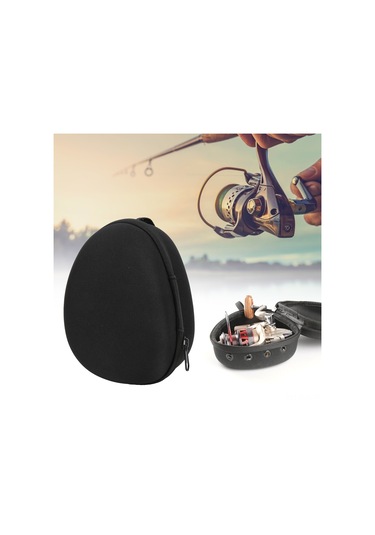 Xindoker F49 Siyah Eva Su Damlacığı Desenli Sahte Yem/trompo/salda Makinesi Korumalı Taşıma Çantası