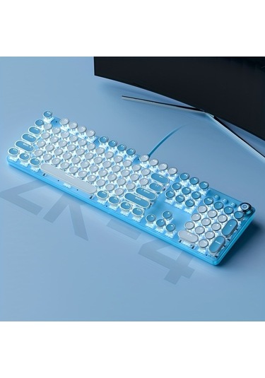 Fastbuy Modern Retro Tarzı Usb Mekanik Oyun Klavyesi