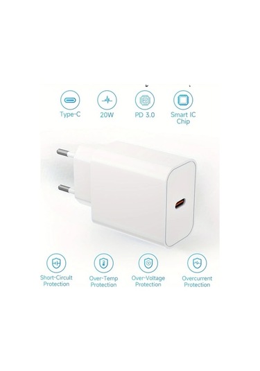 Honeybeeshop İphone 20w Hızlı Şarj Cihazı Ve 2m Lightning Kablo Pd3 0 Usb C İphone İpad Uyumlu