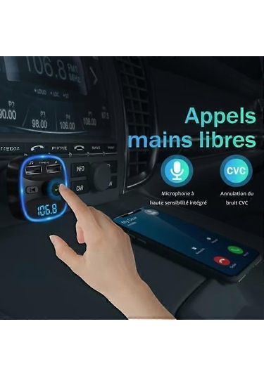 Lencent Car Fm Transmıtter Bluetooth Car Fm Transmitter Bluetooth Car Mp3 Player Wireless Radio Adapter Kit