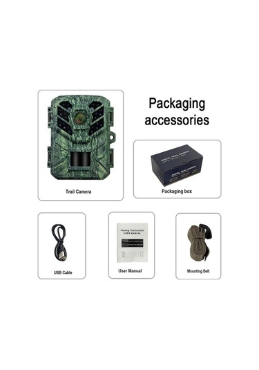 Dancemonkey Kamera Gece Görüşlü Yaban Hayatı İzleme, Hareket Aktivasyonlu Küçük Oyun Kamera Çok Renkli