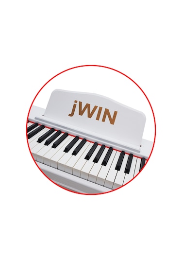 Jwin SDP-88 Tuş Hassasiyetli 88 Tuşlu Piyano (Beyaz)