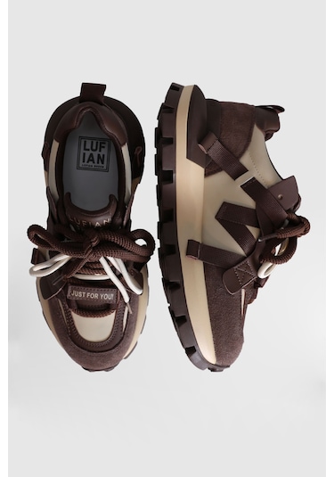 Lufian Yoko Kadın Sneaker Ayakkabı Kahve Kahve
