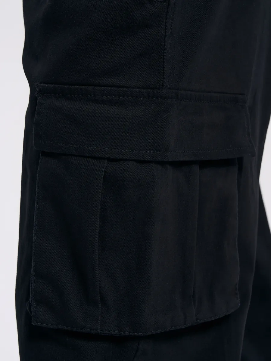 Tvoe Yan Cepli Kargo Pantolon 170159569 Siyah