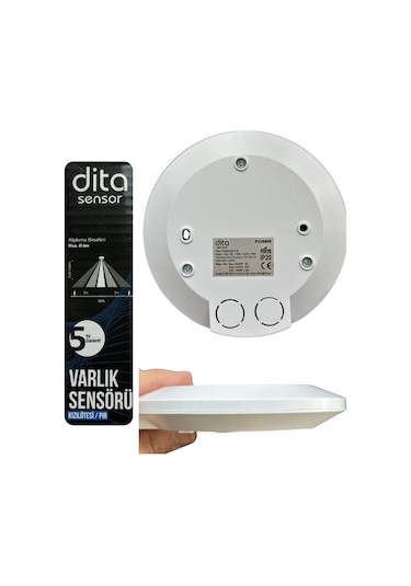 Dita Pu36006 Kızılötesi / Pır Sıva Üstü 360 Varlık Sensörü