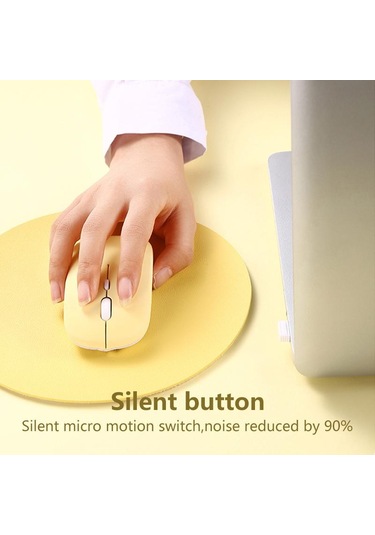 Jms Kablosuz Bluetooth Taşınabilir Sihirli Sessiz Ergonomik Mouse