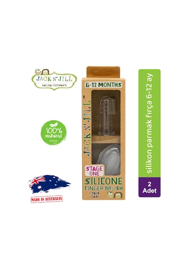 Jack N'Jill Kids 6 - 12 Ay Silikon Parmak Diş Fırçası 2'li