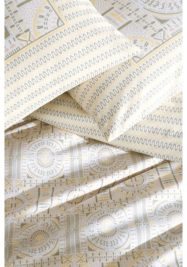 Elart Matmazel Nevresim Takımı Çift Kişilik 200x220 Cm Yeşil Yeşil