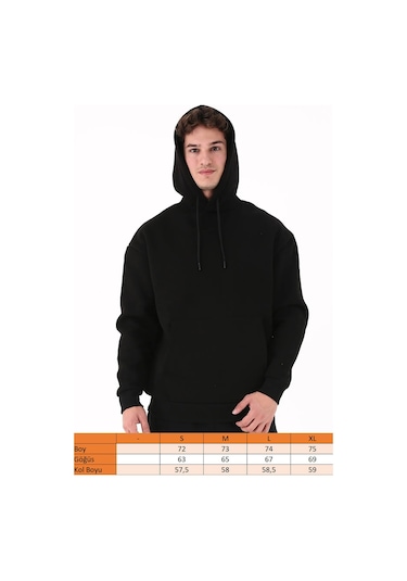 Scorp Origin Erkek Hoodie Sweatshirt Siyah Standart Çok Renkli