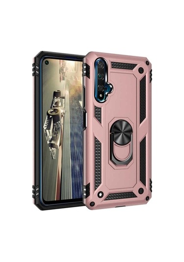 Huawei Honor 20 Kılıf Zore Vega Kapak Rose Gold