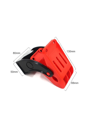 Symbee Araç Paspasları Temizleme Kancaları - Oto Yıkama Salonu Kullanıma Özel Duvar Takılı Sabitleyici Kırmızı, 4 Adet Set