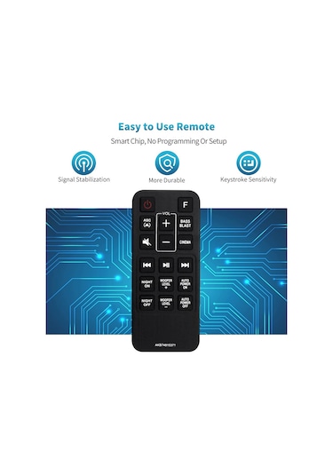 Crackedice Akb74815371 Lg Sound Bar Sj3 Sj4 Spj4b-w İçin Uzaktan Kumandayı Değiştirin