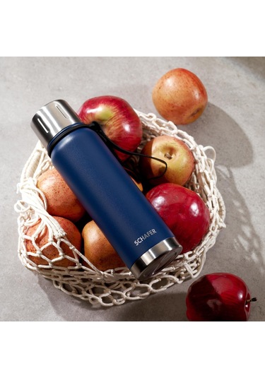 Schafer Çelik Termos 750 Ml Lacivert Renk Lacivert