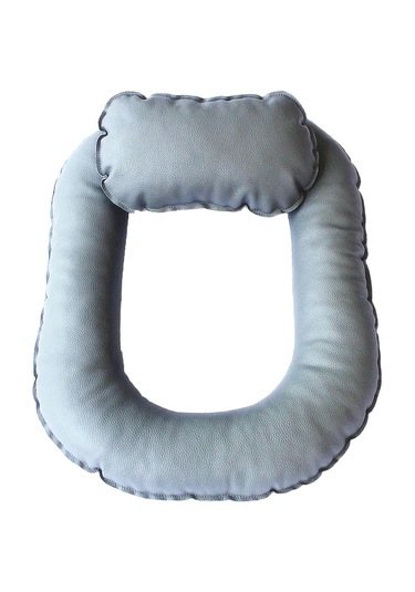 Suntek Yenidoğan Fotoğraf Poz Yastık Ayrılabilir Bebek Sahne Gri Gri