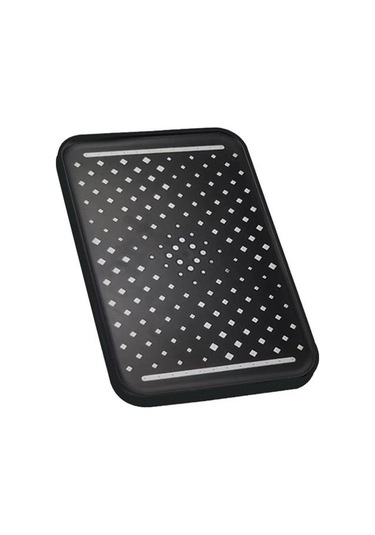 Siyah Yağmur Biçimli Duş Başlığı Yüksek Basınçlı Paslanmaz Çelik Yağış Duş Başlığı Büyük Şelale Banyo Kare Duş Başlığı Duş Severler İçin Siyah