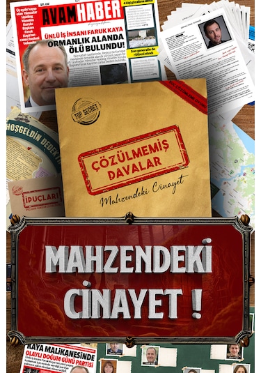 Çözülmemiş Davalar Mahzendeki Cinayet Dedektiflik Oyunu