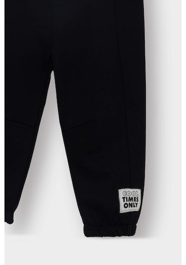 Defacto Erkek Bebek Etiket Baskılı Beli Lastikli 2li Eşofman Altı F9392a525wnbg775 Bej